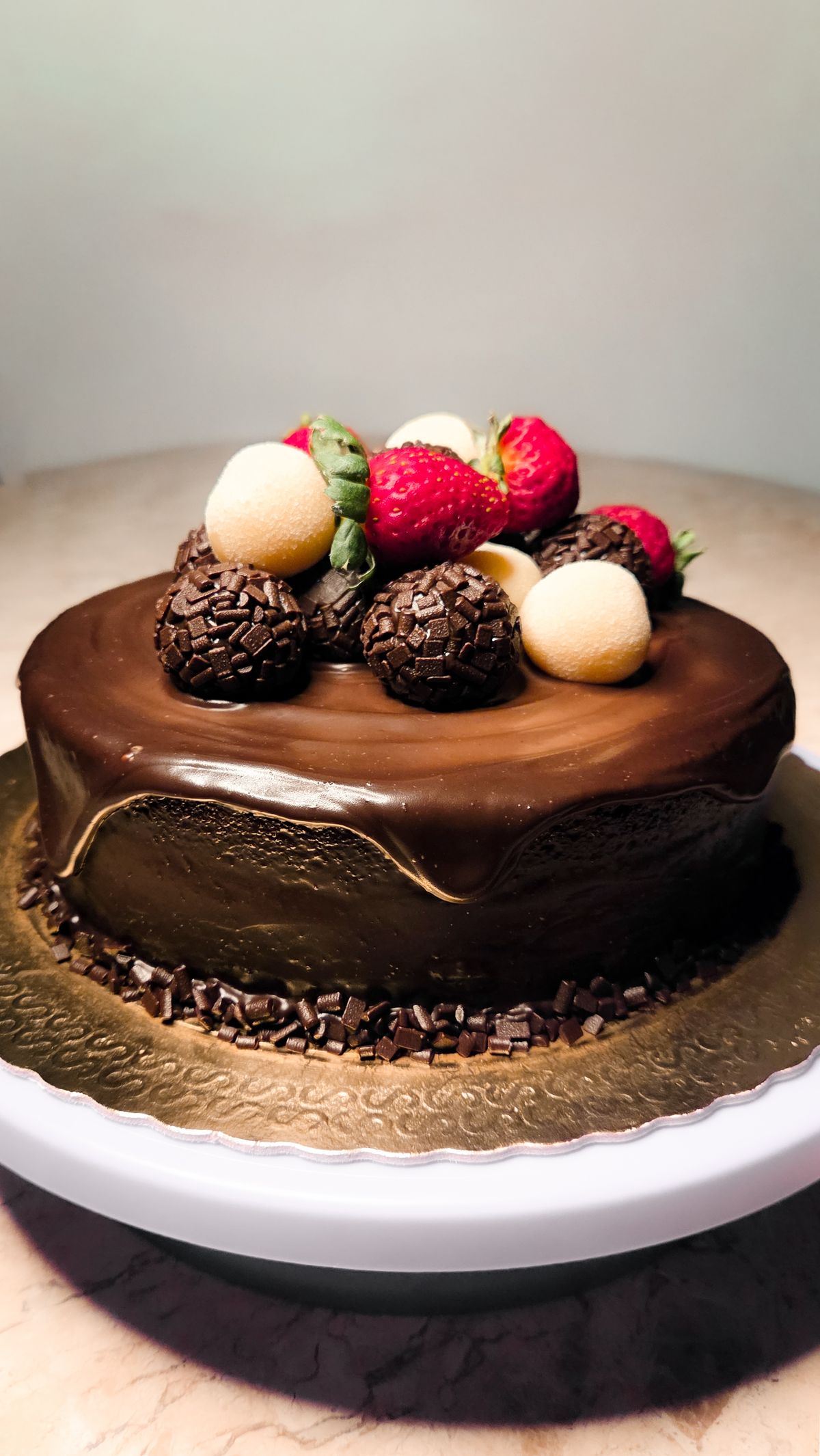 Belgian Dark Chocolate Truffle Cake thumbnail 2