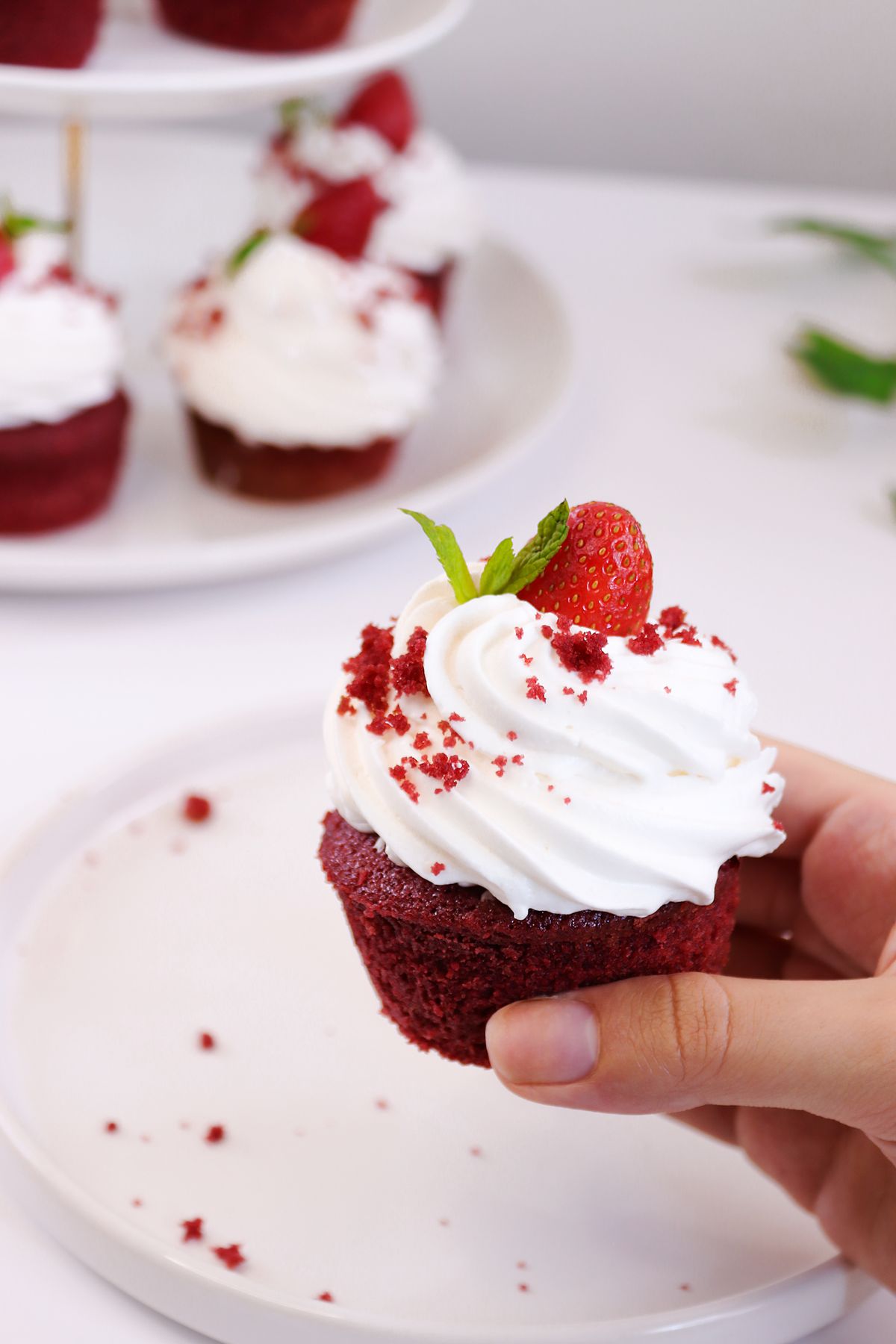Red Velvet Cream Cheese Cupcakes