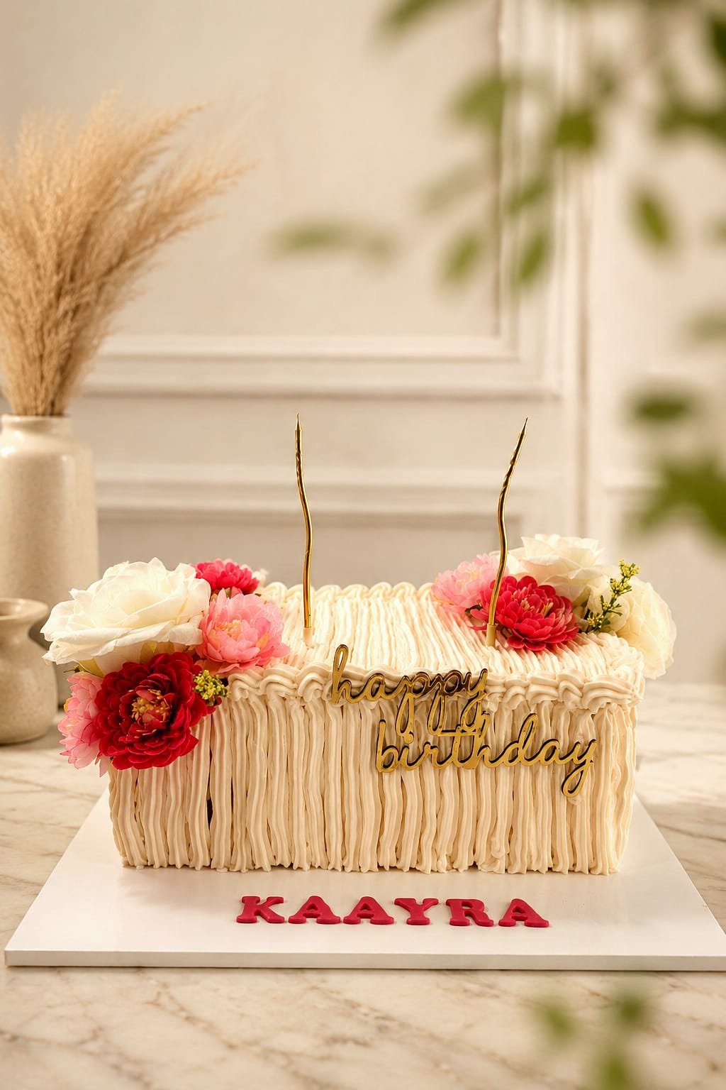 Signature Floral Buttercream Cake thumbnail 2